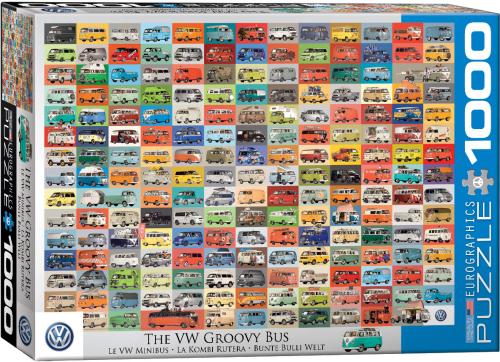 Autobus VW Groovy - Eurographics - Puzzle - 1000 pièces