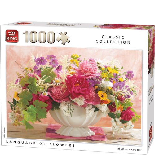 Language of Flowers 05377 - King - Puzzle - 1000 pièces